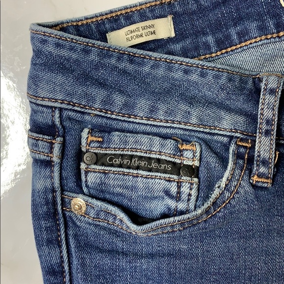 Calvin Klein blue ripped jeans - Picture 4 of 5